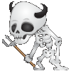 Skeleton Video Game Character