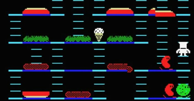 Burger Time Retro Video Game