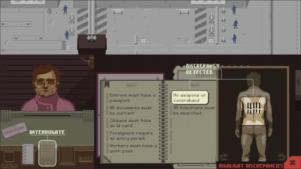 Indie Game Review Papers Please Steam Passport Control