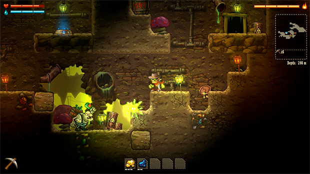 SteamWorld-Dig-Surface-UnderWorld