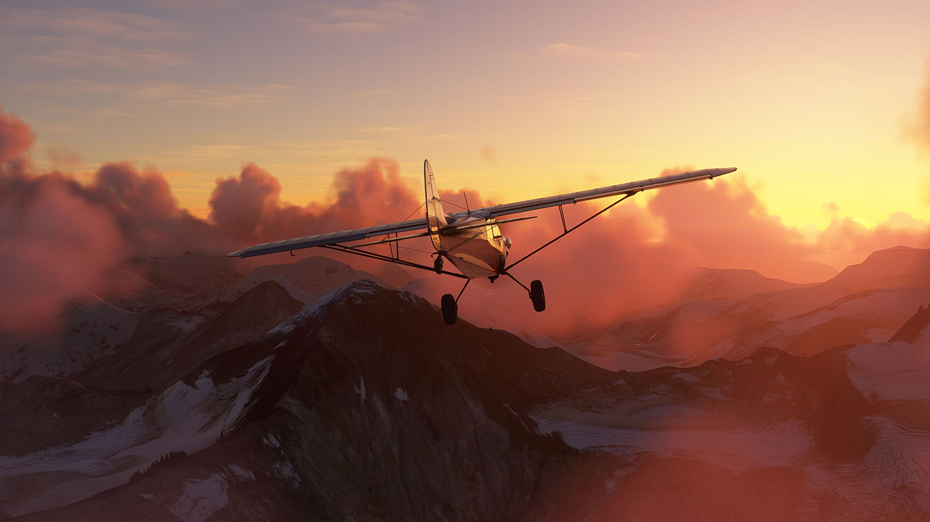 sunset-flight-simulater-2020