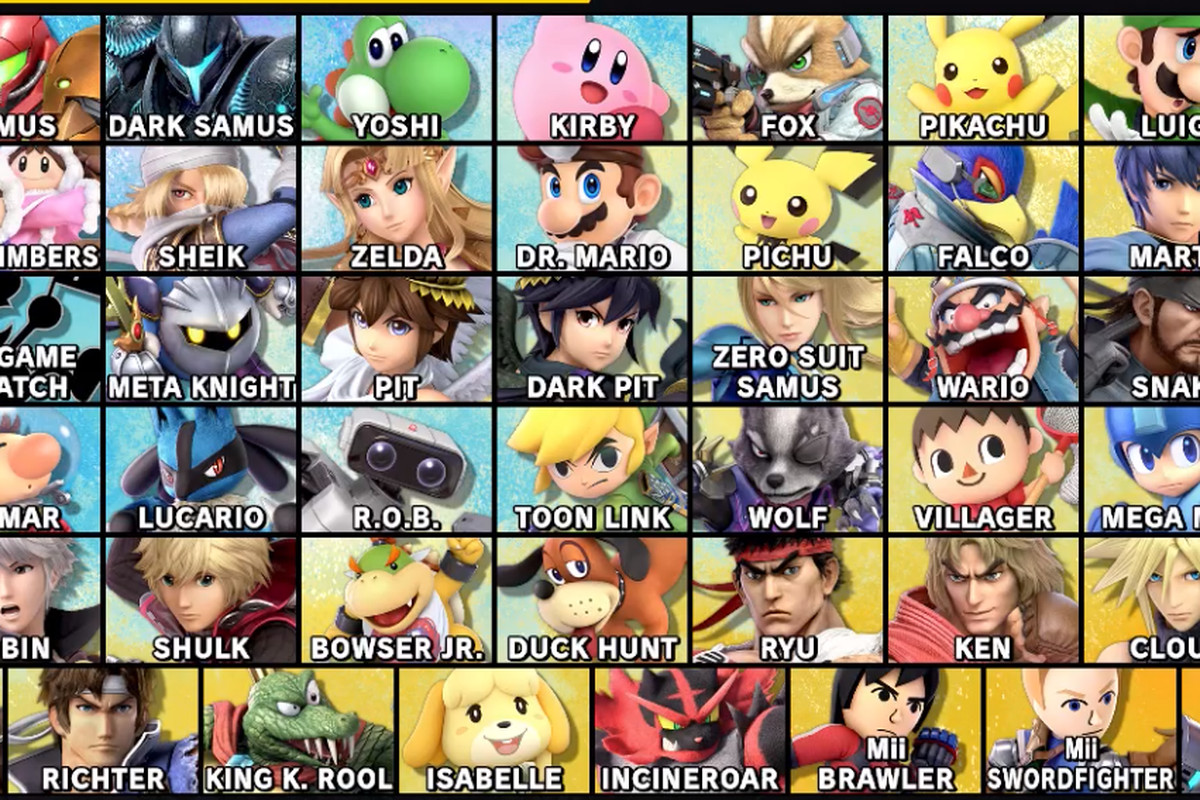 smash-bros-charaters