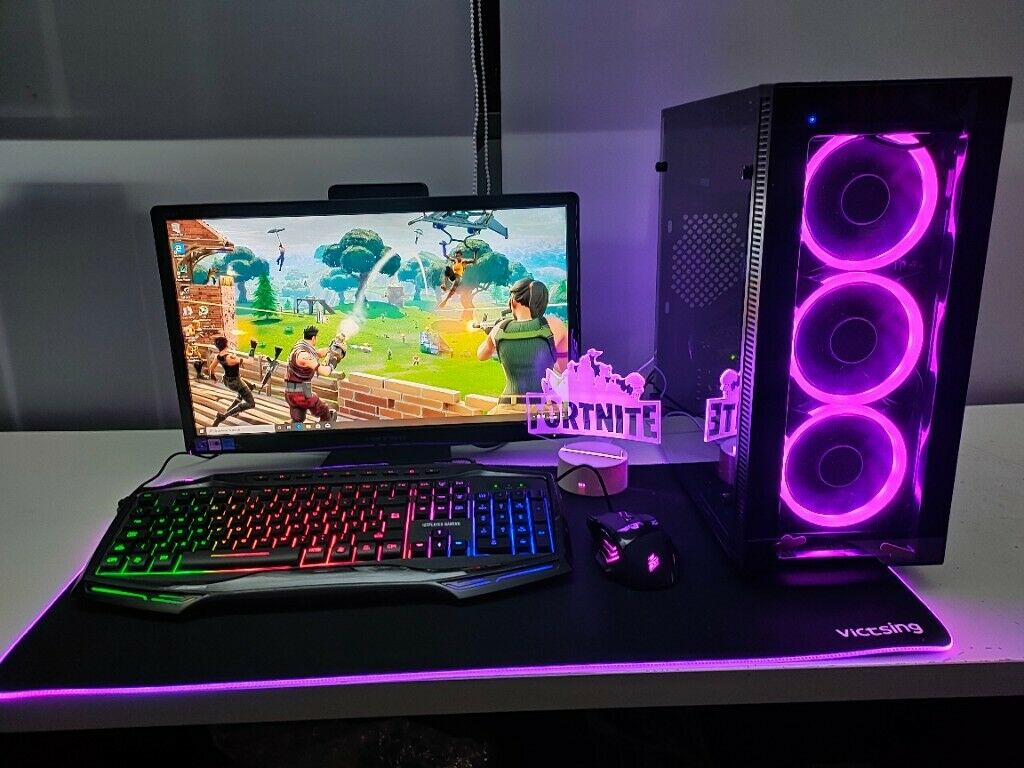purple-gaming-setup