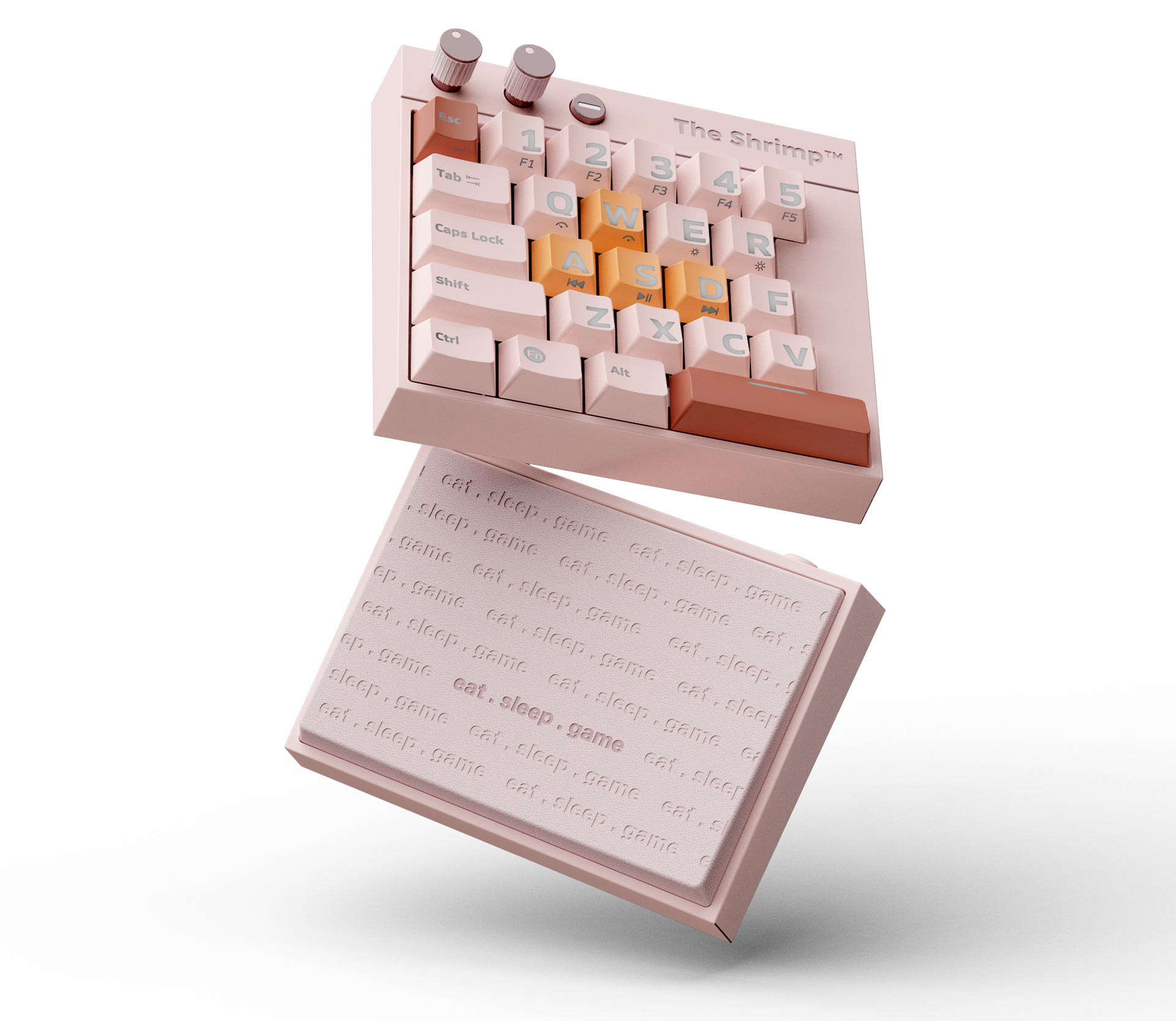Pink-shrimp-keyboard stacked