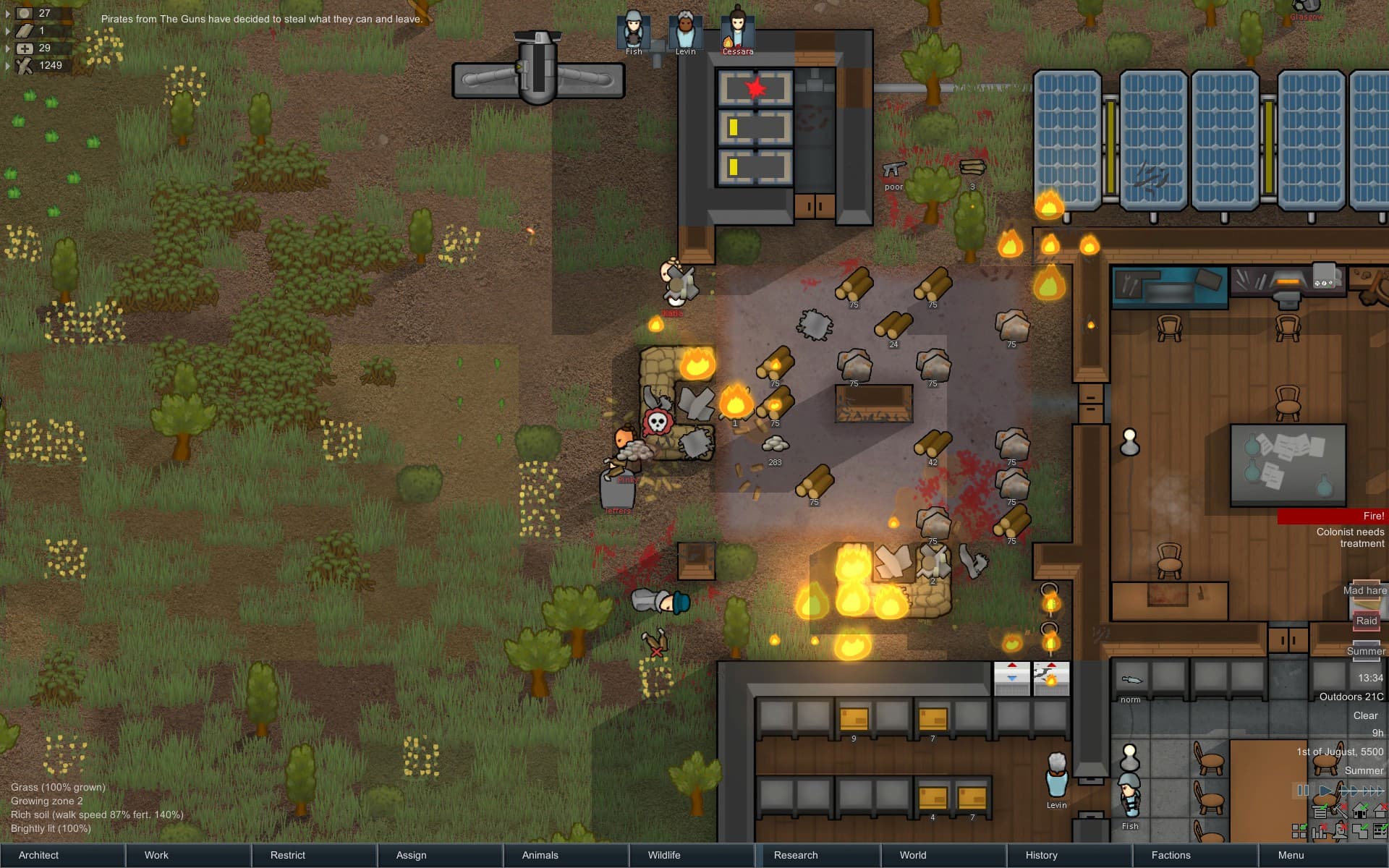 Rimworld-combat