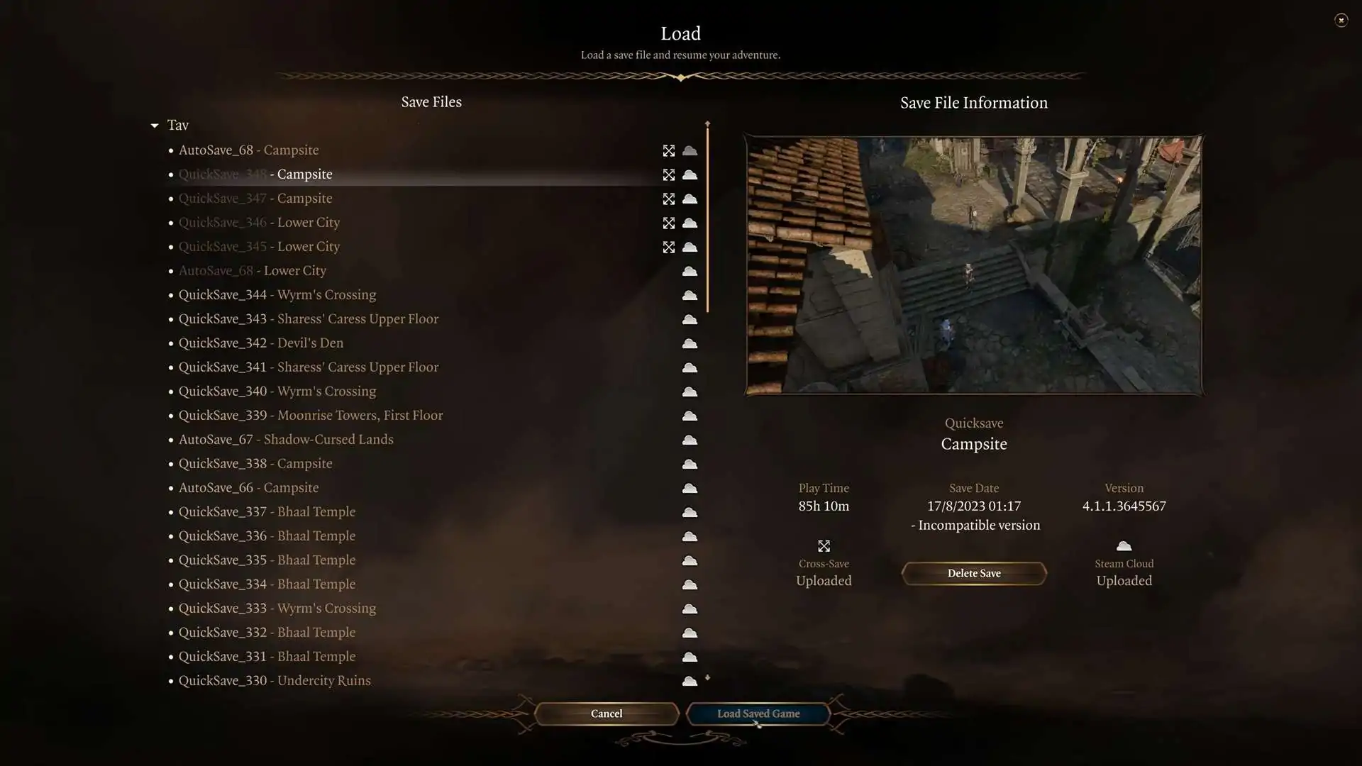 When to Save