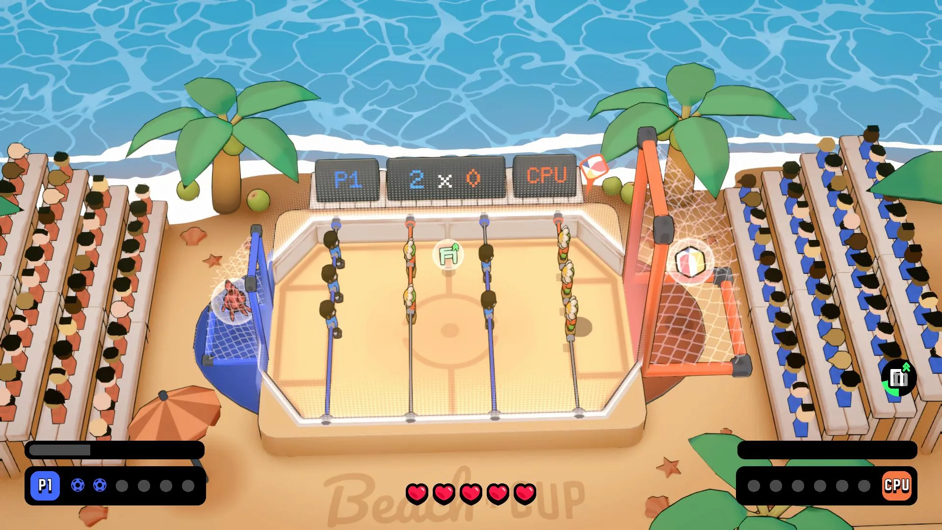 Foosball meets chaos