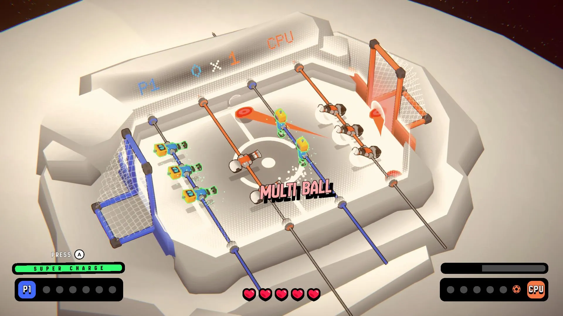 Foosball meets chaos