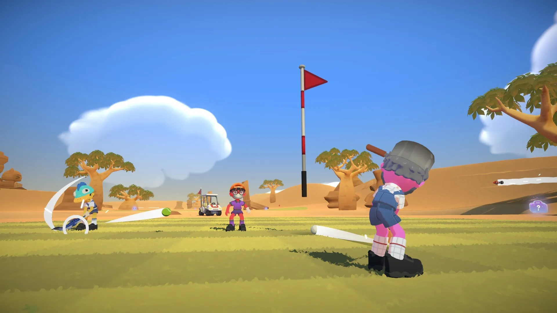Great golf battle